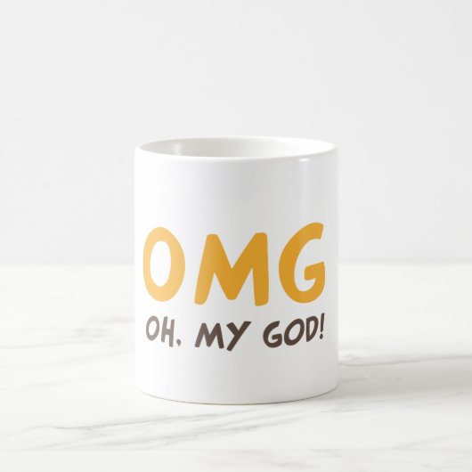 OMG - Oh mein Gott! Kaffeetasse (Mittel)