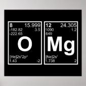 OMG Oh My God Periodic Table Elements Poster (Vorne)