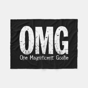 OMG: One Magnificent Goalie (Fußball) Fleecedecke