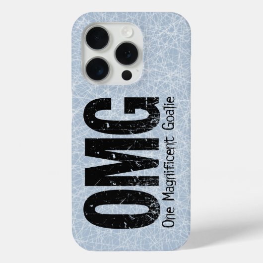 OMG: One Magnificent Goalie (Hockey) Case-Mate iPhone Hülle (Rückseite)