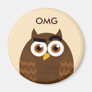 OMG Owl Magnet