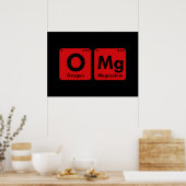 OMG Periodische Tabelle Poster (Küche)