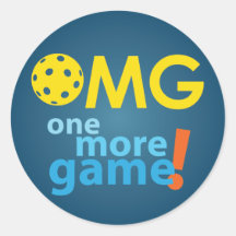 OMG-Pickleball-Aufkleber