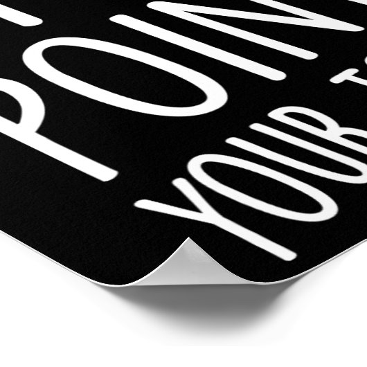 Omg Point Your Zehen - Stechend Tanz Stich Dancer Poster (Ecke)