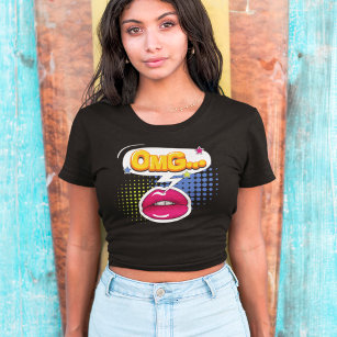 OMG Pop Art Comic Speech Blase T-Shirt