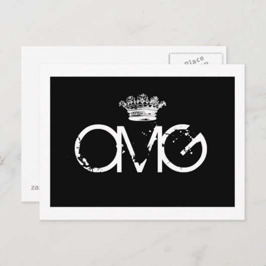 OMG POSTKARTE (Vorne/Hinten)