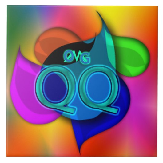 OMG! qq Fliese (Vorderseite)