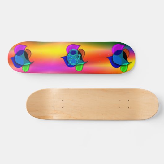OMG! qq Skateboard (Horizontal)