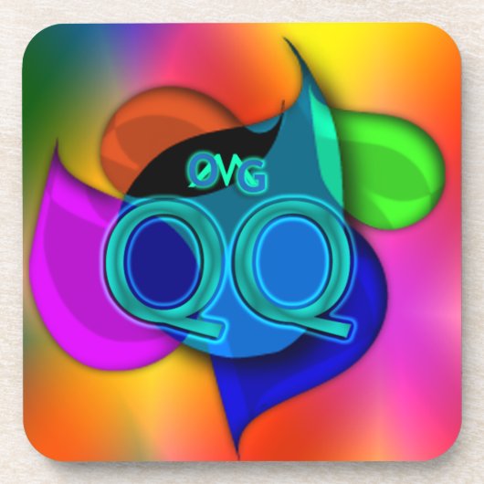 OMG! qq Untersetzer (Vorderseite)