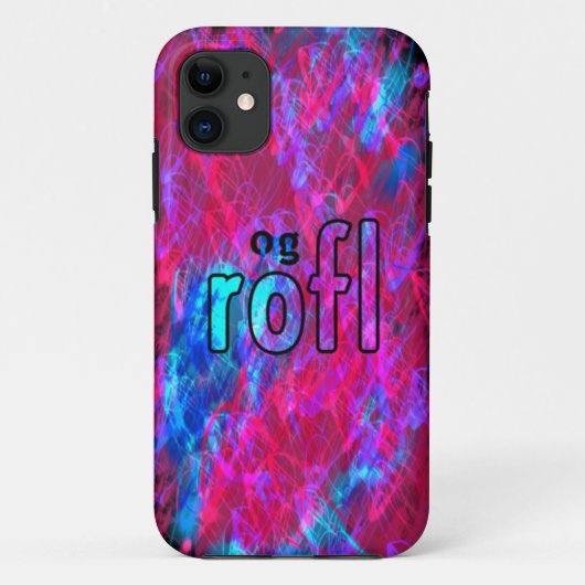 OMG! rofl Case-Mate iPhone Hülle (Rückseite)