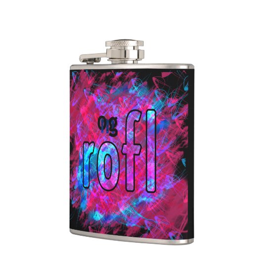 OMG! rofl Flachmann (Links)