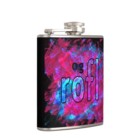 OMG! rofl Flachmann (Rechts)