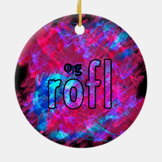 OMG! rofl Keramikornament (Hinten)