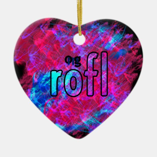 OMG! rofl Keramikornament (Vorne)