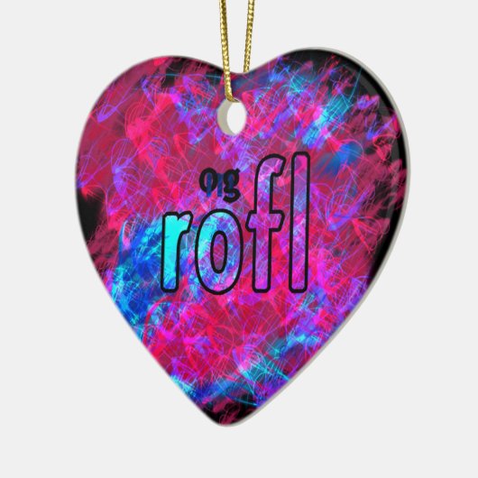 OMG! rofl Keramikornament (Links)