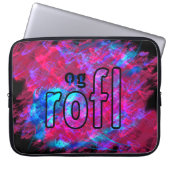 OMG! rofl Laptopschutzhülle (Vorderseite)
