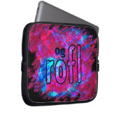 OMG! rofl Laptopschutzhülle (Vorne Rechts)