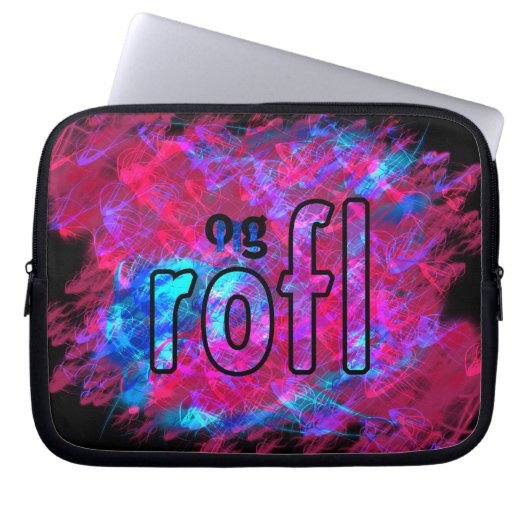 OMG! rofl Laptopschutzhülle (Vorderseite)