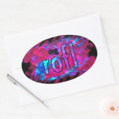 OMG! rofl Ovaler Aufkleber (Umschlag)