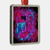 OMG! rofl Silbernes Ornament (Rechts)