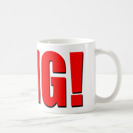 OMG! rot Kaffeetasse