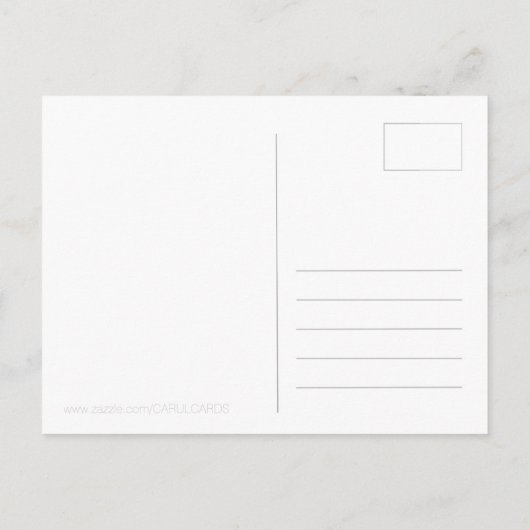 OMG sagt Nr. CC0853 Katzenpersönlichkeit Postkarte (Rückseite)