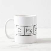 OMG, Sauerstoff Magnesium Periodentafel Puffsack M Kaffeetasse (Links)