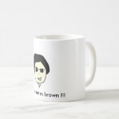 omg sein James-Braun!!! Kaffeetasse (VorderseiteRechts)