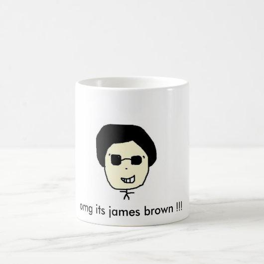 omg sein James-Braun!!! Kaffeetasse (Mittel)