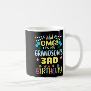 Omg seine Enkelsöhne 3. Geburtstagssüß 3 Jahre eim Kaffeetasse