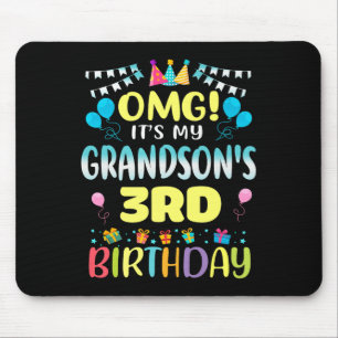 Omg seine Enkelsöhne 3. Geburtstagssüß 3 Jahre eim Mousepad