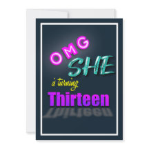 OMG Sie macht 13 überraschende Party Einladung