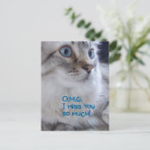 OMG Sie verpassen Postkarten (Stehend Vorderseite)