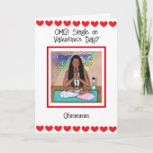 OMG Single am Valentinstag? Karte (Vorderseite)