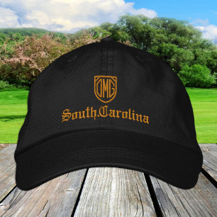 OMG South Carolina & American Fashion / Patrioten Bestickte Baseballkappe