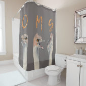 OMG Sträuße Duschvorhang (Beispiel)