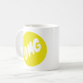 "OMG" Tasse (Vorderseite Links)