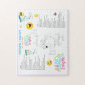 OMG TEXT SPEAK Crossword Emoji Fun Urban Slang Puzzle (Vertikal)