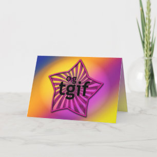 OMG! tgib Danke Karte