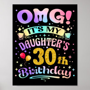 Omg Töchter 30. Geburtstag Alles Gute zum 30. Gebu Poster
