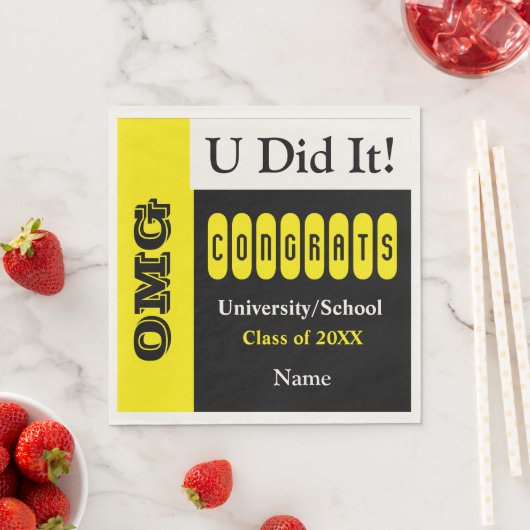 OMG U tat es Serviette (Beispiel)