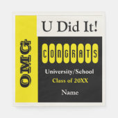 OMG U tat es Serviette (Vorderseite)