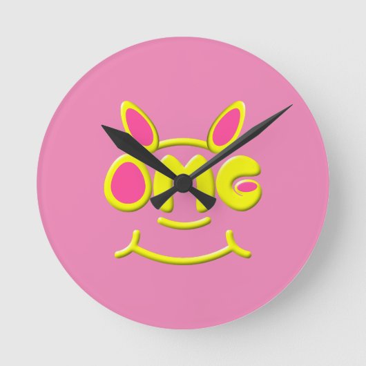 OMG-Uhr Runde Wanduhr (Vorderseite)