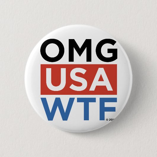 OMG USA WTF BUTTON (Vorderseite)