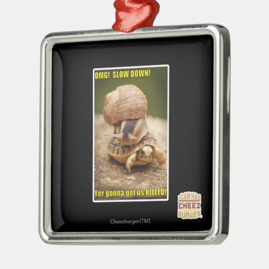 OMG! Verlangsamung! Ornament Aus Metall (Links)