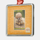OMG! Verlangsamung! Silbernes Ornament (Links)