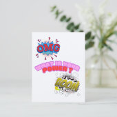 OMG, was ist dein Power? Postkarte (Stehend Vorderseite)