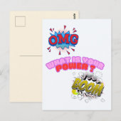 OMG, was ist dein Power? Postkarte (Vorne/Hinten)