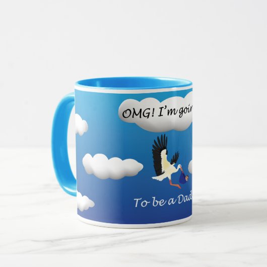 OMG werde ich eine Vati Tasse sein (Vorderseite Links)