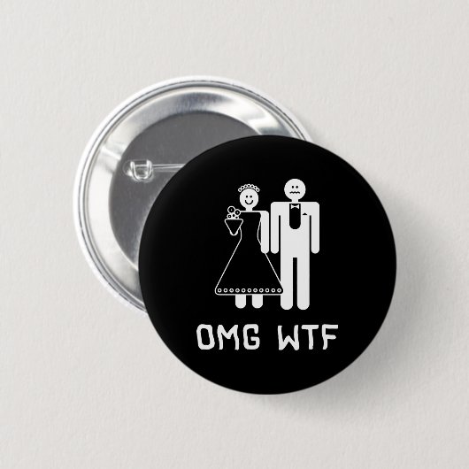 Omg Wtf Button (Vorne & Hinten)